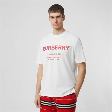 burberry horseferry print cotton t-shirt|Burberry Horseferry Print Cotton T.